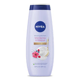 NIVEA Refreshing Wild Berries and Hibiscus Body Wash with Nourishing Serum, Scented Body Wash for Women, Enriched with Provitamin B5 and Vitamin E, 20 Fl Oz Bottle