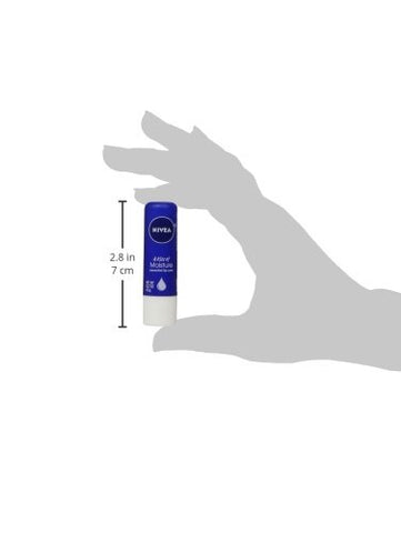 NIVEA A Kiss of Moisture Essential Lip Care, 0.17 Oz (Pack of 3)